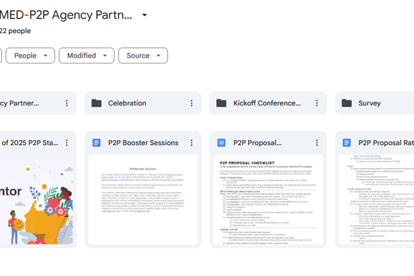 Agency Partner Google Shared Drive (restricted access)