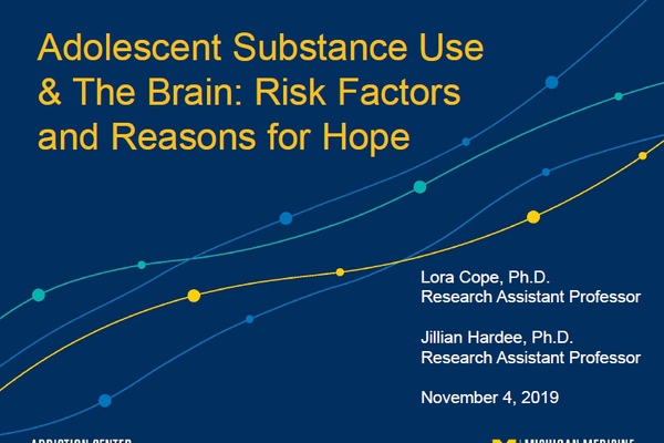 Adolescent Substance Use & The Brain