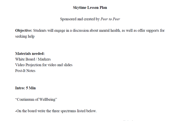 Skyline Lesson Plan (2017)