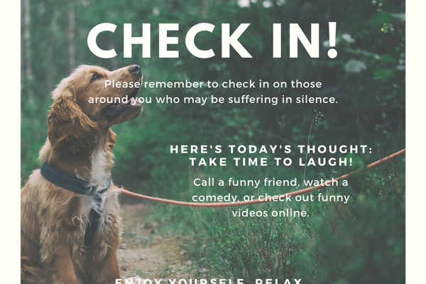 Mental Health Monday: Laughter Instagram Post