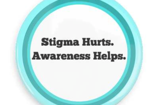 Stigma Hurts Awareness Helps Pin