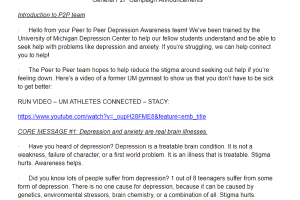 2021 - Announcement with core message