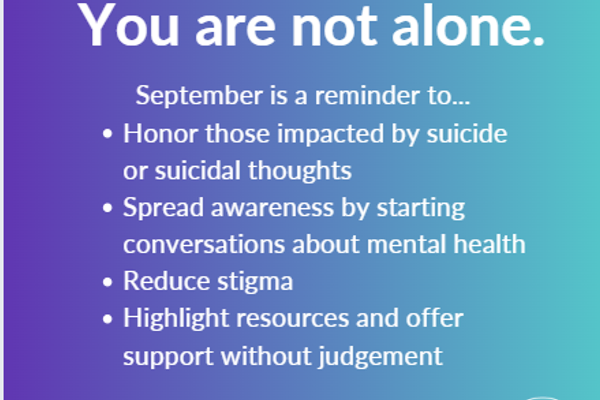 National Suicide Prevention Month Part 2 (2024)