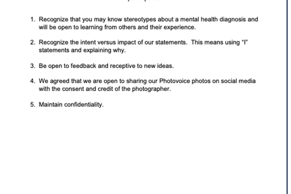 Example of Community Guidelines