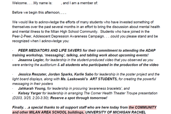 Intro to Theatre Troupe