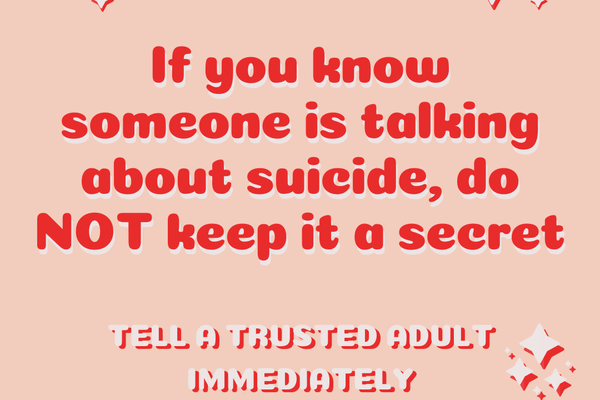 Tell A Trusted Adult Instagram Post