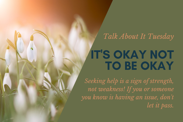 Talk About It Tuesday: Seeking Help Instagram Post