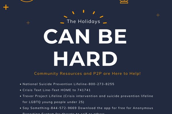 Holidays can be hard