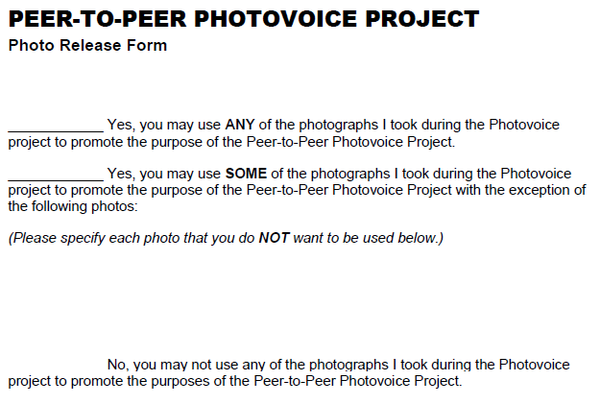 Photo Release Consent Form