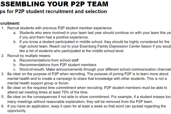 Tips for assembling team