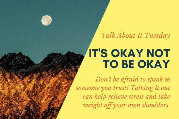 Talk About It Tuesday: Speak to Someone Instagram Post