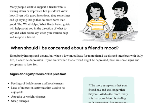 What Helps, What Hurts